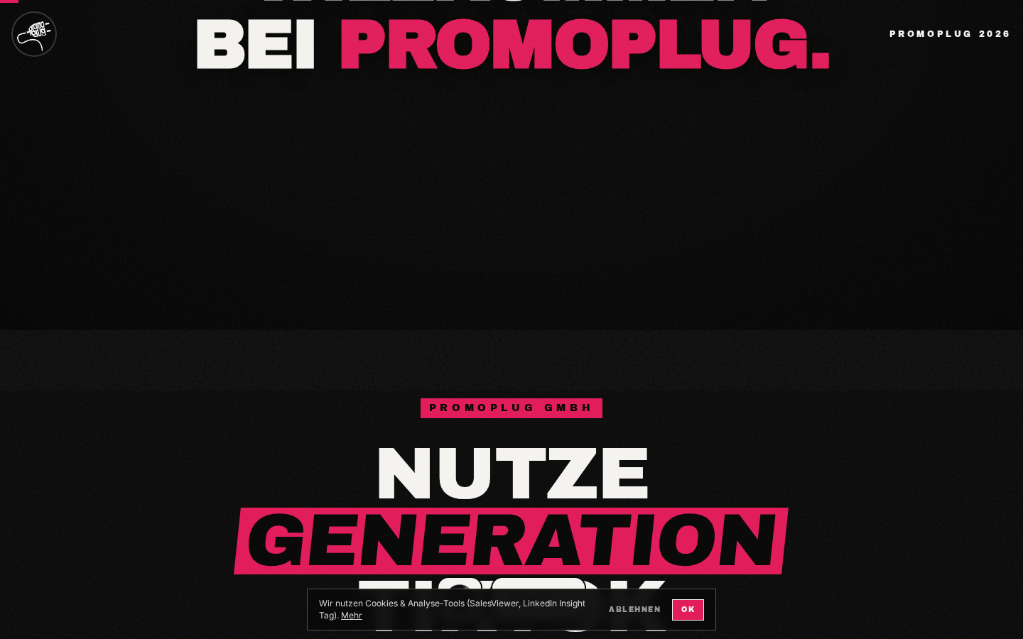 promoplug.de homepage preview